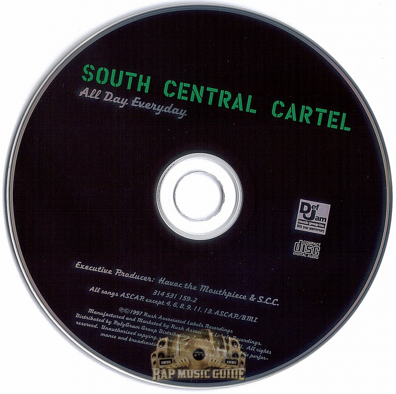 South Central Cartel - All Day Everyday: 1st Press. CD | Rap